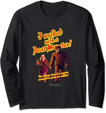 Whisky Geek Film Poster I Walked with a Peat Monster Whisky Long Sleeve T-Shirt