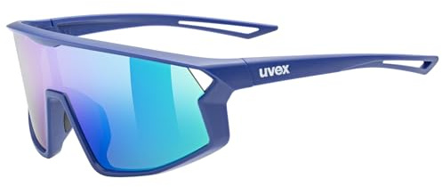 Uvex skyrise jr., occhiali sportivi Unisex bambino, blue matt, one size