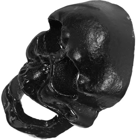 ULTECHNOVO Cast Iron Skull Bottle Opener Retro Iron Wall Mounted Design for Home Bar Outdoor Use Beer Bottle Opener Cap Opening Function