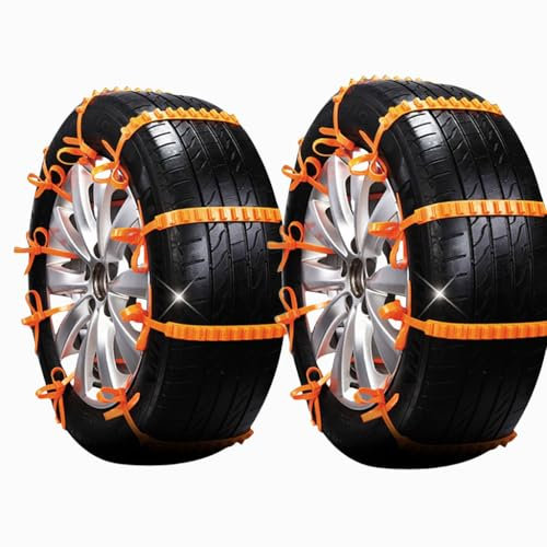 XHCDYGE 20-Stück Schneeketten für VW ID.3 2021-2025, Auto Winter Winterreifen Schneeketten Schneereifen Ketten Notfallzugketten ZubehöR