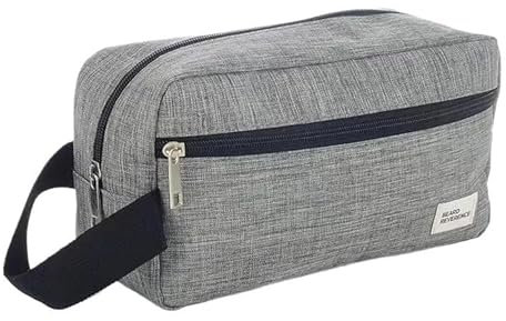 HESHUYAN Waschtasche Reise Herren Kulturbeutel Frauen Kosmetik Necessaire Fall wasserdichte Damen Make-up Tasche Beauty Wash Beutel Handtasche Kulturtasche(Gray)