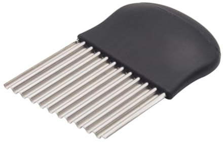 Cabilock Cortador De Patatas De Acero Inoxidable 2 Unidades Pelador De Papas Fritas Cuchillo De Cocina Ondulado