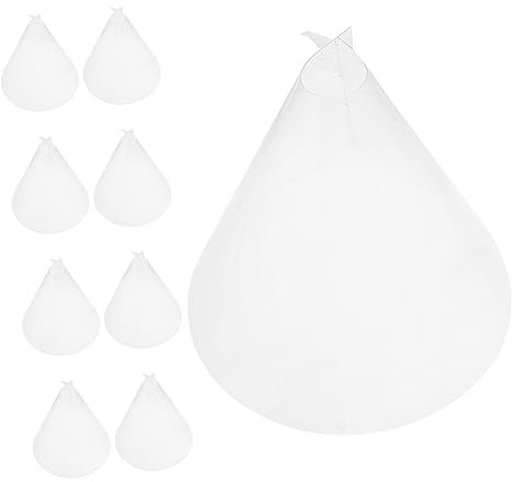 Générique 10 Pièces Tourbe De Sphaigne pour Les Plantes Graine Doublures Pot De Plante Grille De Pot De Fleurs Barrière De Filet De Jardin Protecteurs De Plantes Contre Les Animaux Plastique