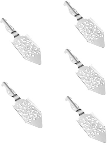 Cabilock 5 Piezas Cuchara De Absenta Kéfir Colador Enchufar De Harina Magnético Azúcar Tapa Cucharas Fabricante Cuchillería Reutilizable Tapón Hundir Silver Acero Inoxidable