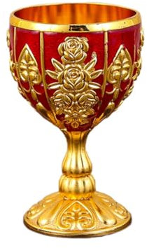 Kznifmk B Vaso de Licor Doméstico de Alta Gama de 30 Ml, un de Adornos Vintage de Copa de Cóctel Anticaída con Personalidad de Alto Valor