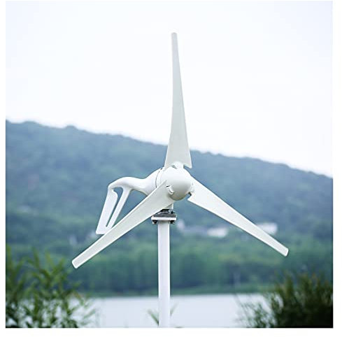 Generatore di corrente a turbina eolica da 400 W con 3/5/6 pale, funzionamento regolare, regolatore ibrido, alta efficienza per la generazione di energia rinnovabile