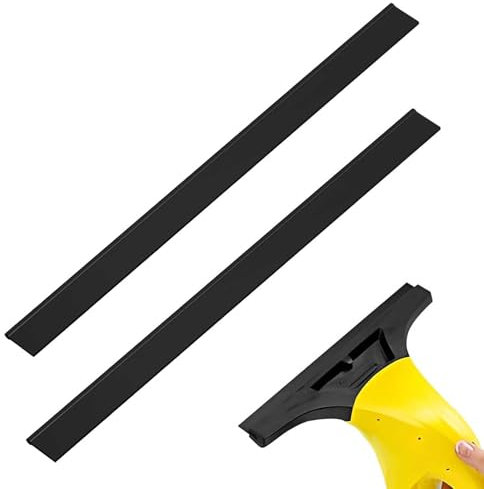 2 Pcs Replacement Rubber Lips for Karcher Window Vac Large 280mm, Professional Squeegee Rubber Blades Compatible with WV2 WV5 WV50 WV55 WV60 WV75 Karcher Window Vac Accessories