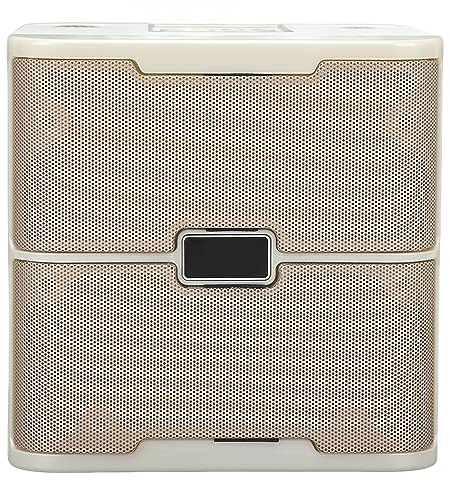Generic Altoparlante di Karaoke, Macchina da Karaoke 10w Trasmissione Stabile a Base Scioccante per Cantare per Bambini (WHITE)