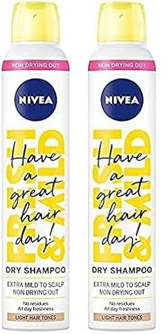NIVEA Trocken Haarthampoo mit hellen Farbtönen von 200 ml (Packung mit 2)
