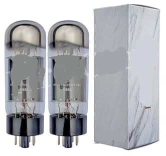 JEQGDLUI Tubo a Vuoto 5881 5881A 350C 6L6GC 6P3P 6L6GA 6L6GB Kit Amplificatore valvolare Audio HiFi(1Pair Matched)