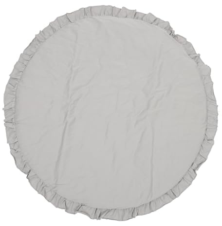 Gogogmee Tappeto da Gioco Rotondo per Ragazzo Ragazza e Piccoli, Coperta per Gattonare in Materiale Delicato e Resistente, Tappetino Lavabile per Attività e Riposo