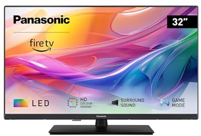 Panasonic TV-32S50AEZC, 32 Zoll Fernseher HD LED TV, Fire TV | Color Engine, HDR, Alexa-Sprachsteuerung, Gaming-Modus, Media Player, Smart TV, S50A Serie