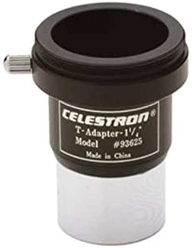 Celestron 93625 1.25 Inch Universal SLR or DSLR Camera T-Adapter, Silver/Black