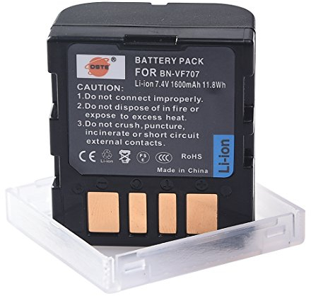 DSTE BN-VF707U Spare Battery Compatible for JVC GR-D29 GR-D239 GR-D240 GR-D244 GR-D245 GR-D246 GR-D247 GR-D250 GR-D253 GR-D270 GR-D271