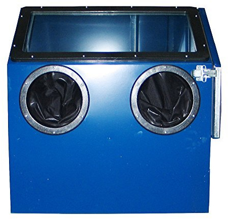 Sandstrahlkabine 110 Liter inkl. LED-Beleuchtung Sandstrahler Sandstrahlgerät sand blaster