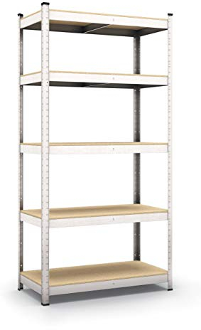 Panorama24 Lagerregal verzinkt belastbar bis 875kg - Maße: 200 x 90 x 60 cm, Regal Kellerregal Steckregal Werkstattregal Schwerlastregal