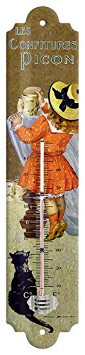 Éditions Clouet 57118 - Thermomètre 30x8 cm Picon - Confitures Picon