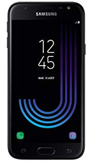Samsung Galaxy J3 2017 Smartphone débloqué 4G (Ecran : 5 Pouces - 16 Go - Nano-SIM - Android) Noir (Reconditionné)