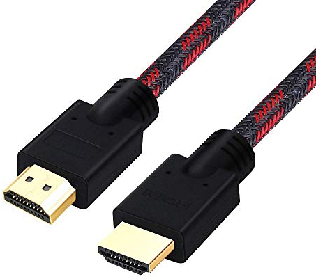 SHULIANCABLE Cavo HDMI, Cavo HDMI Alta Velocità con Ethernet,Supporta HD1080p 3D HDR ARC CEC, Cavetto HDMI Compatibile PS3, Xbox, TV Box, TV, Proiettore (1m)