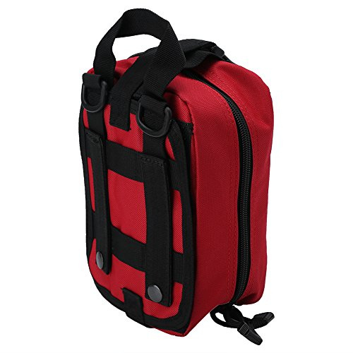VGEBY1 Erste Hilfe Tasche, Outdoor Medical Notfalltasche Klettern Notfalltasche für Outdoor Klettern Wandern Camping(Rot) Notfallschutz