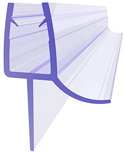 SONNI Duschdichtung 90cm Ersatzdichtung Dichtung für 5mm/ 6mm Glasstärke Gummidichtung Dusche Dichtlippe PVC Dichtung mit Wasserabweiser