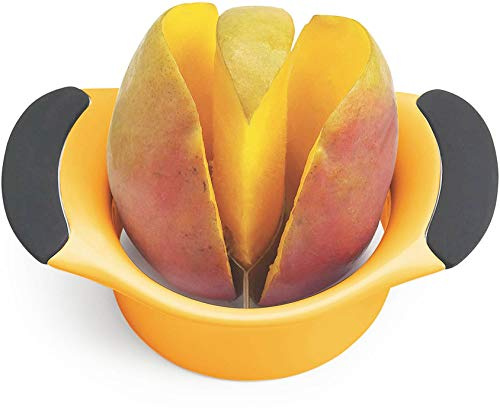 YNHIAG Mango Slicer, Yellow, Plastic and Stainless Steel