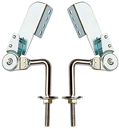 Cfty Cerniere Divano Regolabile in Altezza Angolo Hardware Divano Poggiatesta Cricchetto Cerniera di Regolazione Multifunzionale 90-195 Gradi (2 Pezzi)