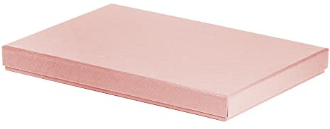 Rössler Geschenkbox mit Deckel für DIN A4 | Box mit Deckel | Geschenkbox Geburtstag | Karton mit Deckel | Geschenk Box | Geschenkkarton mit Deckel | Maße: 225x325x30mm | Farbe: Rosa | Powder | Geschenkkarton mit Deckel für Geschenke, Gutscheine, Dokumente und Aufbewahrung
