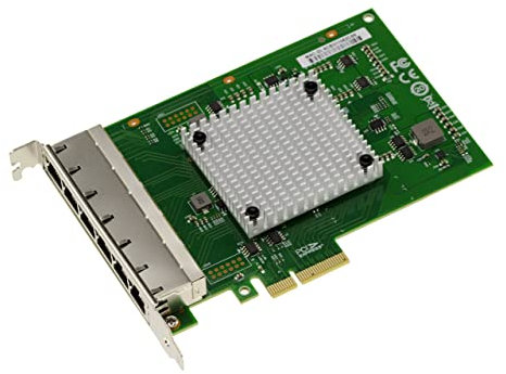 KALEA-INFORMATIQUE Scheda controller di rete PCIe x4 a 6 porte Gigabit LAN RJ45 Ethernet 10 100 1000 1G - Chipset doppio I350 NIC