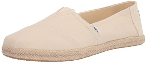 TOMS Alpargata Rope Classic, Mocassino Basso Donna, Natural White, 38 EU