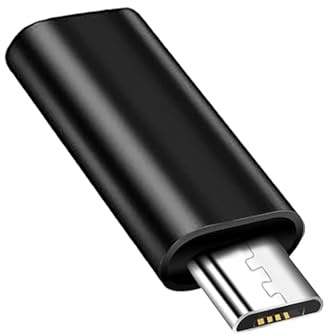 iJiGui Adapter USB C auf Micro USB, Micro USB (Stecker) auf USB C (Buchse) Adapter, Übertragungsrate bis zu 480 Mbps, unterstützt 2,4 A Schnellladung für Samsung Galaxy, Huawei, Xiaomi, PC