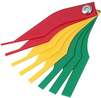 Auto-Bremsbelag- Fühlerlehren Bremsbeläge Bremsbelag-Verschleiß-Messgerät -Dickenmessgerät -Messgerät Kfz-Werkzeuge -Messskala Tiefe