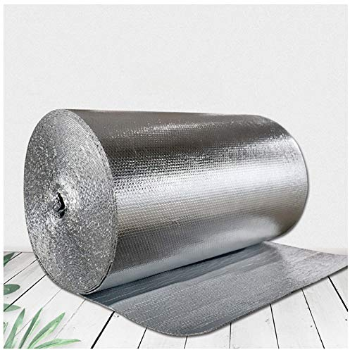 Isolierfolie Dämmfolie Heizkörper Reflexionsfolie Selbstklebe Doppelte Aluminisierte-Luftpolsterfolie Thermofolie Isoliermatte, für Böden Fenster Dächer Garage Garagentore Wärmedämmung, Kälteschutz (