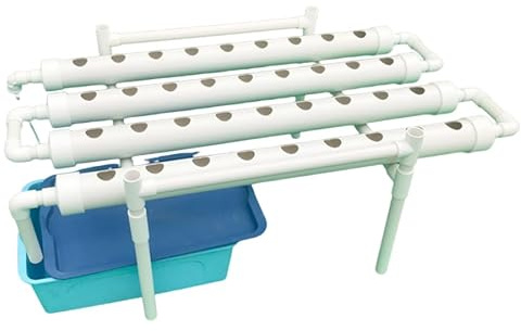 Froulaland Système hydroponique kit de Plantation 36 Points de Plantation 1 étage Jardin botanique Potager Cour Kit Culture pour Cultivation de Légumes sur Les Balcons Halls and Yards