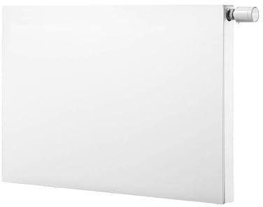Flachheizkörper Buderus Logatrend, VCM-plan, Typ 11, 300 x 1400 mm, links mit Wandbefestigungsset FEX