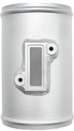 JUUDDENPARTS 1PC Air Flow Sensor Mount, Air Flow Meter Mount, Replacement for Ford Replacement for Honda Most Vehicles with 75MM Intake Pipes MAF Sensor Adapter (Sliver)