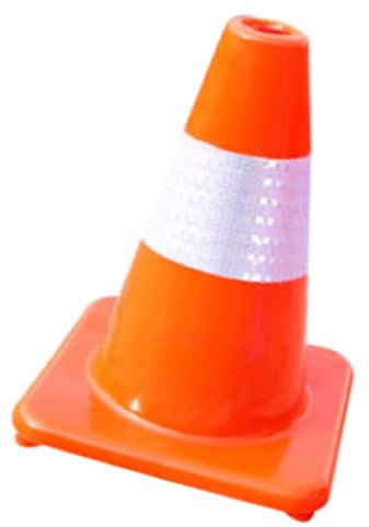 Alipis Cono De Tráfico Plástico Rojo Reflejante Cono De Señalización Portátil Para Estacionamiento y Carretera Advertencia De Seguridad Para Exteriores