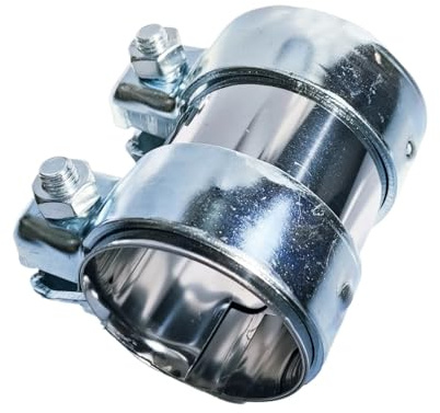 Tubo di Scarico Auto Morsetto universale per giunti sovrapposti, bulloni, flange a fascia, morsetto per una tenuta sicura(45mm)