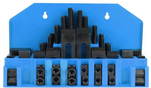 Kit de pinces à fente en T, plaque de presse combinée durcie pour fraiseuse de tour M10, 58 pièces