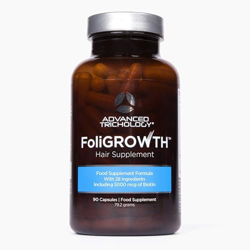 Advanced Trichology FoliGROWTH Hair Supplement – Designed to Provide Essential Vitamins and Minerals for Hair and Scalp Health