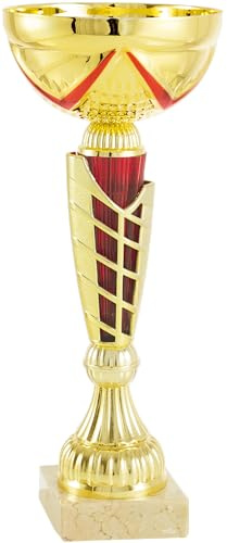 Art-Trophies AT81626 Trofeo Sportivo, Oro/Rosso, 23 cm
