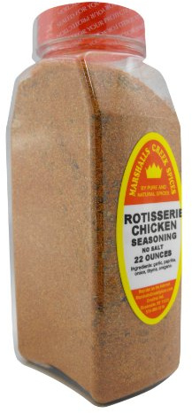 Marshalls Creek Spices XL Rotisserie Chicken No Salt Seasoning, 22 Ounce (st32)