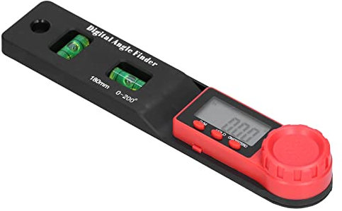 Digital Angle Finder, Engineering Plastics LCD Display Thicken Knob Digital Angle Gauge for Home for Construction Site
