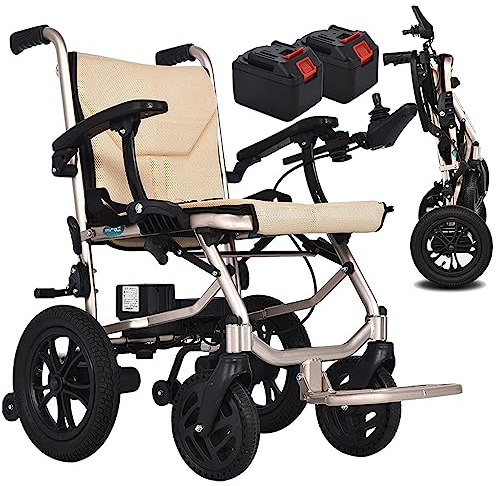 Lätt Hopfällbar Elektrisk Rullstol 30lbs Elrullstol Med Löstagbart Batteri Motoriserade Rullstolar For Vuxna Äldre Och Funktionshindrade