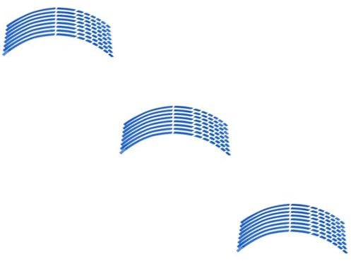 JECOMPRIS 3st Auto Felgenaufkleber Auto Klebeband Sicherheits-felgenband Felgenaufkleber Für Motorräder Rotes Reflektierendes Reflektierende Aufkleber Für Autos Aufkleber Für Autoräder