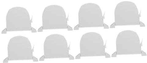 Amosfun 8 STK Spulenaufnahme Halter für rollos Vorhang-Seile-Wickler Blindschnursicherung rollladen Vorhang zubehör Kunststoff Rollo-Schatten-Kabelwickler Blindriemenhalter Plastik Weiß