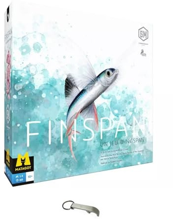 Finspan Version en Français + 1 Decap Blumie - Jeu De Stratégie Et De Collection - 1 À 5 Joueurs - 45 À 60 Min - À Partir De 14 Ans