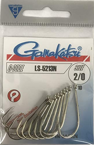 GAMAKATSU Hook LS-5213N /0 (Nickel) Gr. 2/0
