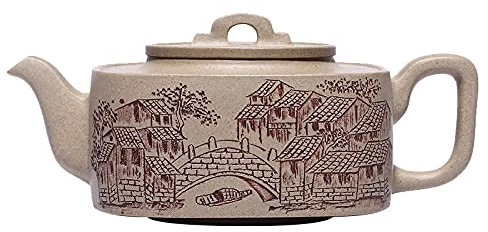 Théières Service À Thé Theiere Zisha Pot Original Petite Boue Gravée De La Collection De Thé De Thé Qingyi À Quatre Partis De Kung Fu