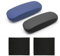 ATBUSS 2 fundas de gafas de color sólido, 2 piezas de paño para gafas, funda para gafas de sol, caja de almacenamiento portátil, funda rígida para gafas, Negro , 20*15*1cm